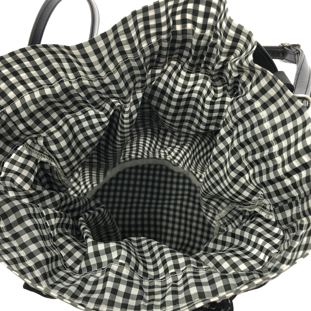 SETSUKO SAGITTAIRE | 兩用透明花朵荷葉邊包 |