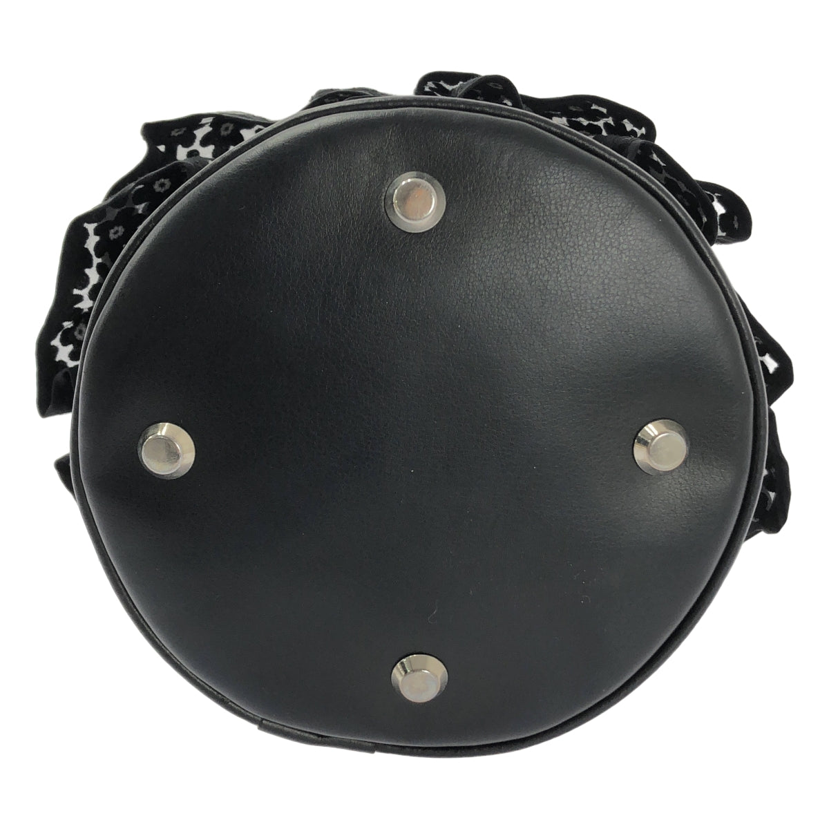 SETSUKO SAGITTAIRE | 兩用透明花朵荷葉邊包 |