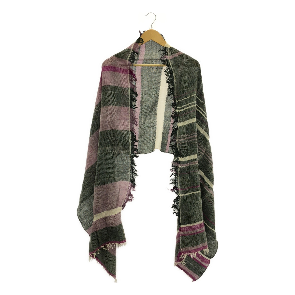 tamaki niime 玉木新雌 / タマキニイメ | ウール コットン ストール | パープル系 | レディース