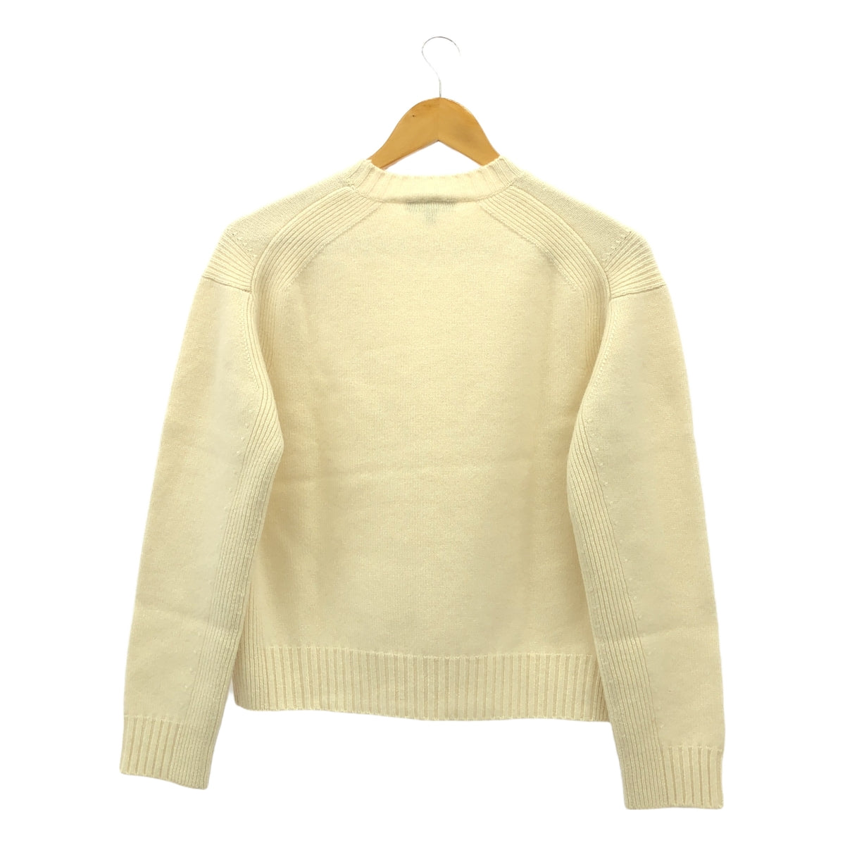 [狀況良好] 抽屜 | 7G 羊絨圓領套頭衫 | 1 |灰白色 |女性的