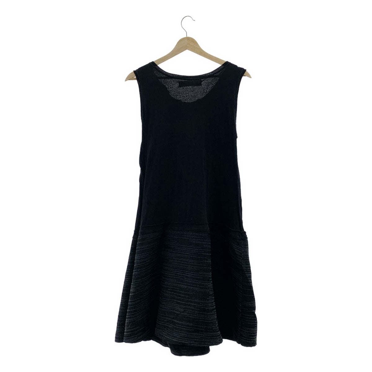 MARNI / 마르니 | 코튼 다른 소재 전환 민소매 원피스 | 40 |