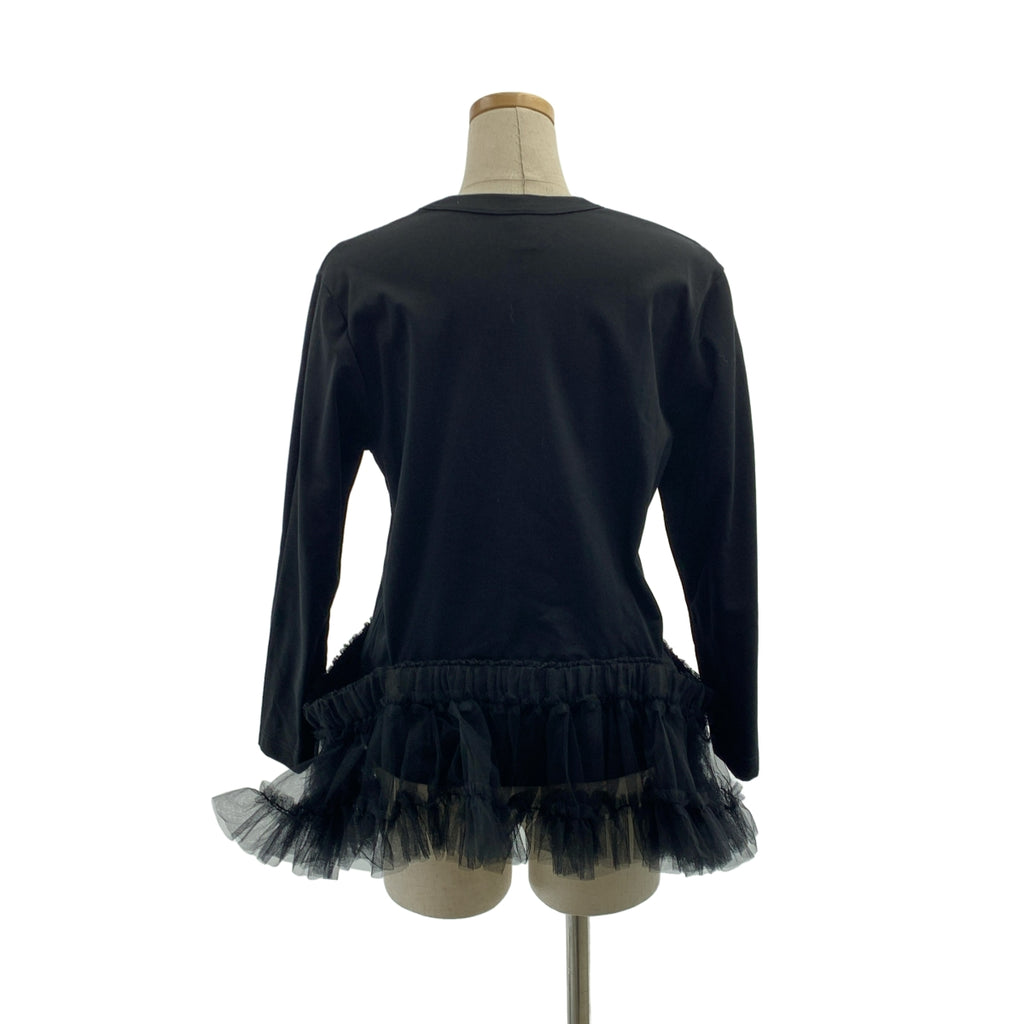 noir kei ninomiya / 느와르 케이니노미야 | 2025SS | 튤 프릴 도킹 크루넥 컷소우 | M | 여성