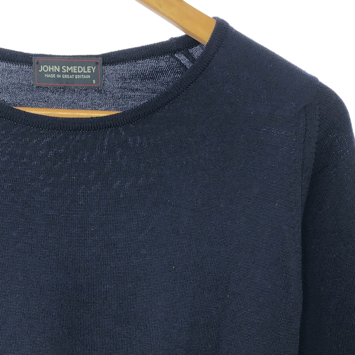 JOHN SMEDLEY / John Smedley | Wool crew neck knit | S |