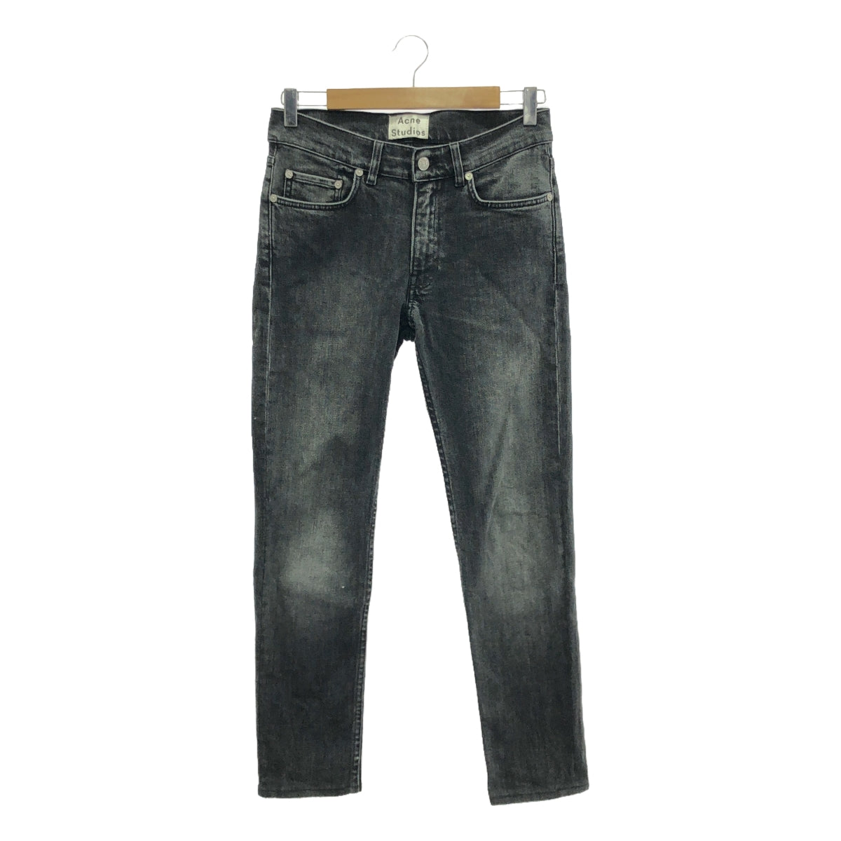 Acne Studios |黑色牛仔褲 |尺寸 29 |炭灰色 |男士