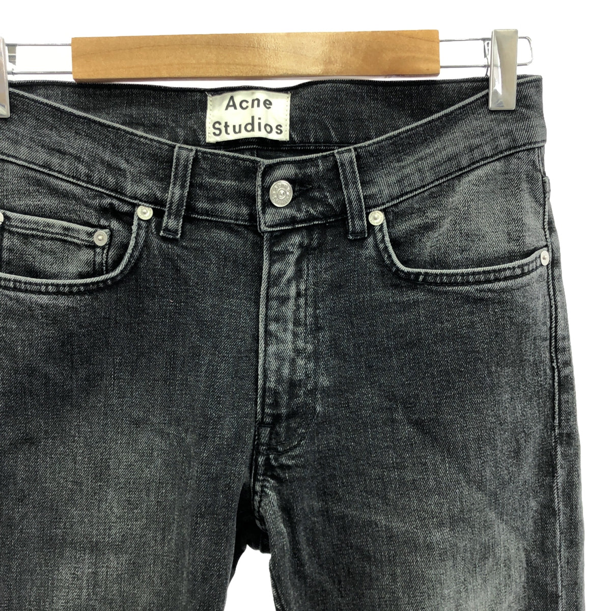Acne Studios |黑色牛仔褲 |尺寸 29 |炭灰色 |男士