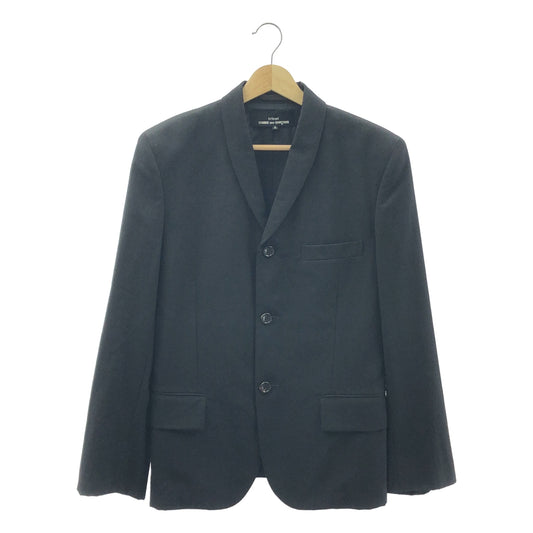 COMME des GARCONS | 經編布料西元 1991 年 |復古羊毛華達呢披肩領3B 剪裁外套|中號 |女性的