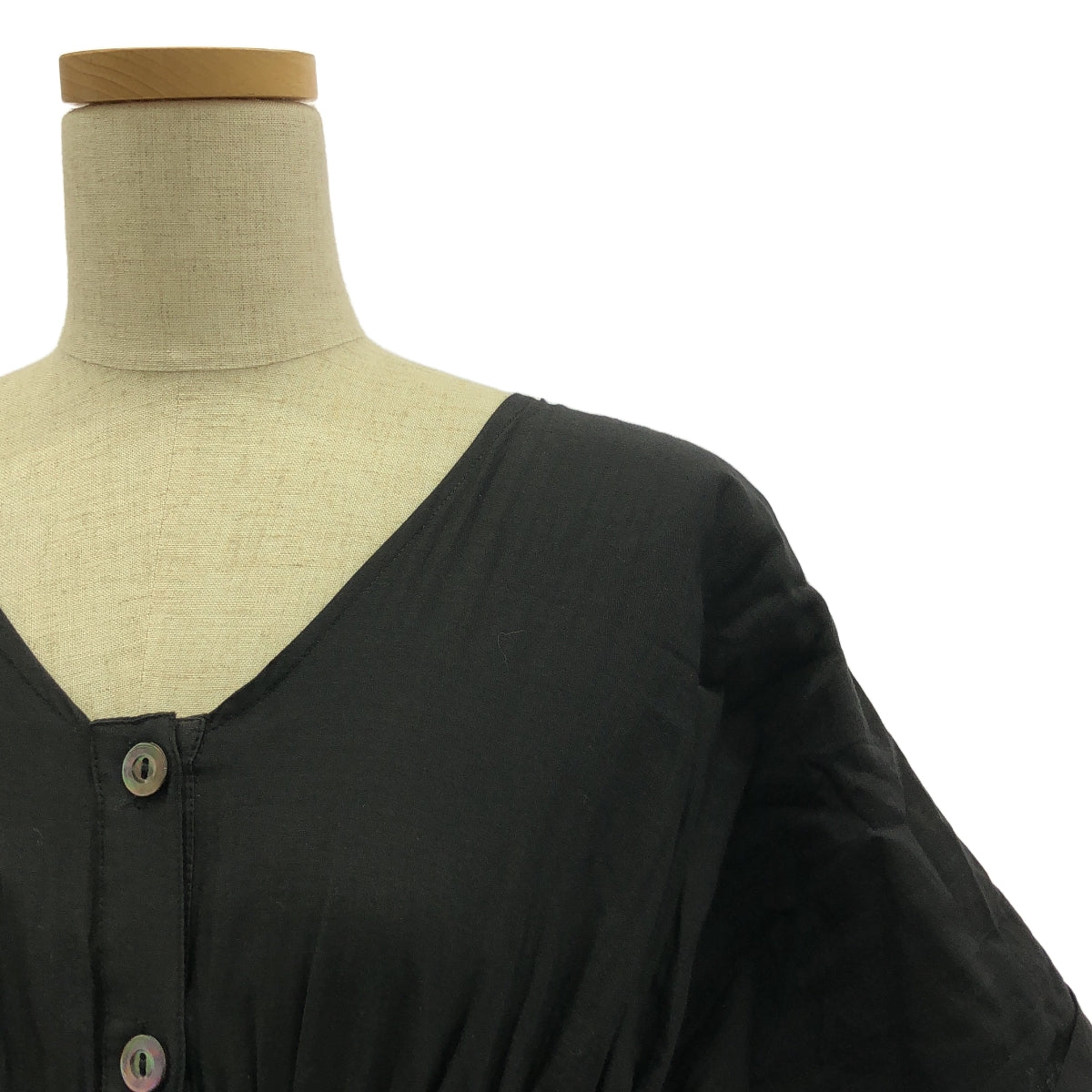 IENA / 예나 | 코튼 실크 론 모임 원피스 | 36 | 블랙 | 여성