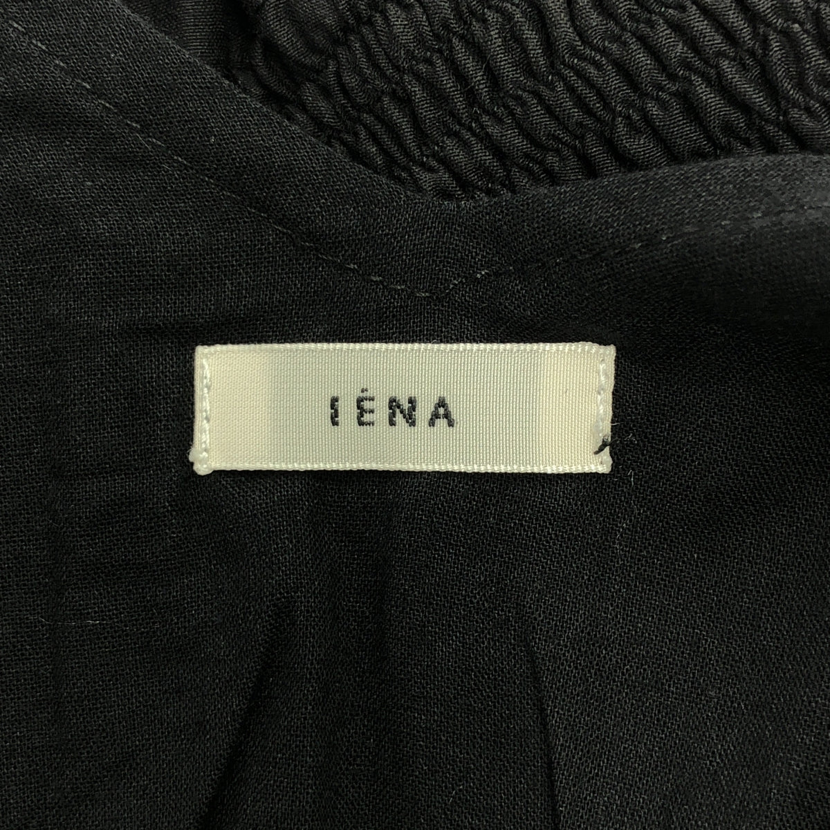 IENA / イエナ | コットン シルク ローン ギャザー ワンピース