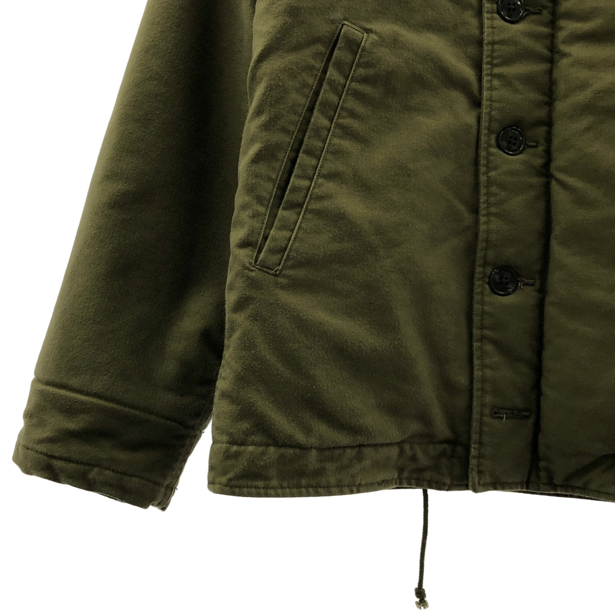 WACKO MARIA / 와코 마리아 | N-1 DECK JACKET 레오파드 보아 데크 재킷 | M | 남성