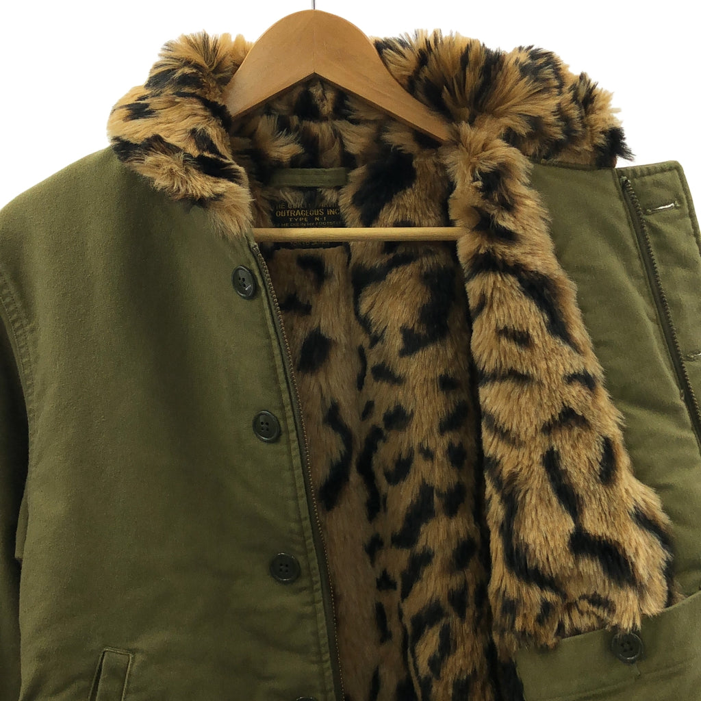 WACKO MARIA | N-1 豹紋披肩甲板外套 | M碼 | 男款