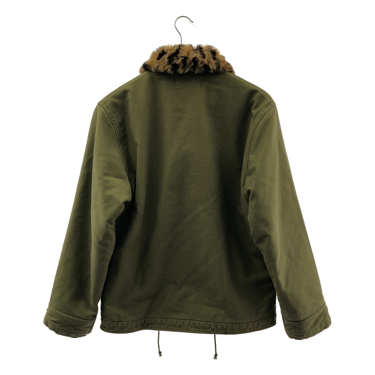 WACKO MARIA / 와코 마리아 | N-1 DECK JACKET 레오파드 보아 데크 재킷 | M | 남성