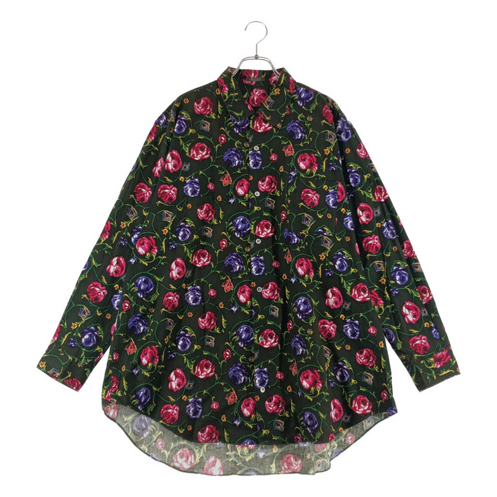【미품】 Y's for men / 와이즈 포멘 요우지야마모토 | 1998SS | 총무늬 플라워 오버 실루엣 셔츠 |
