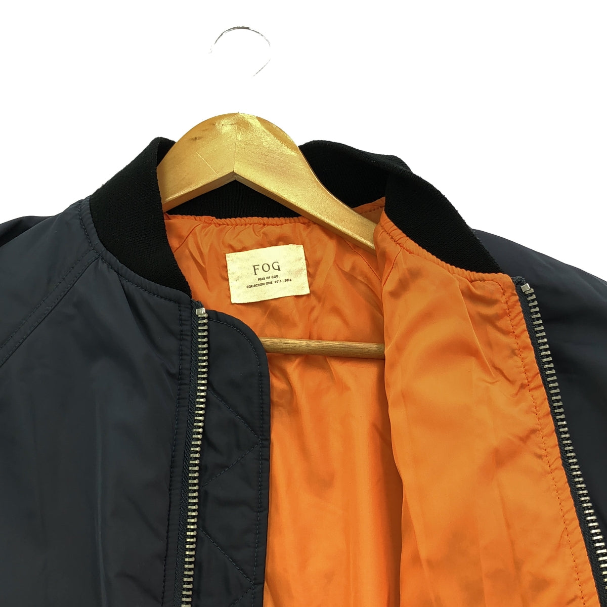 FOG FEAR OF GOD / エフオージーフィアオブゴッド | 2015AW | COLLECTION ONE MA-1 BOMBER JACKET ボンバージャケット | S | ネイビー | メンズ