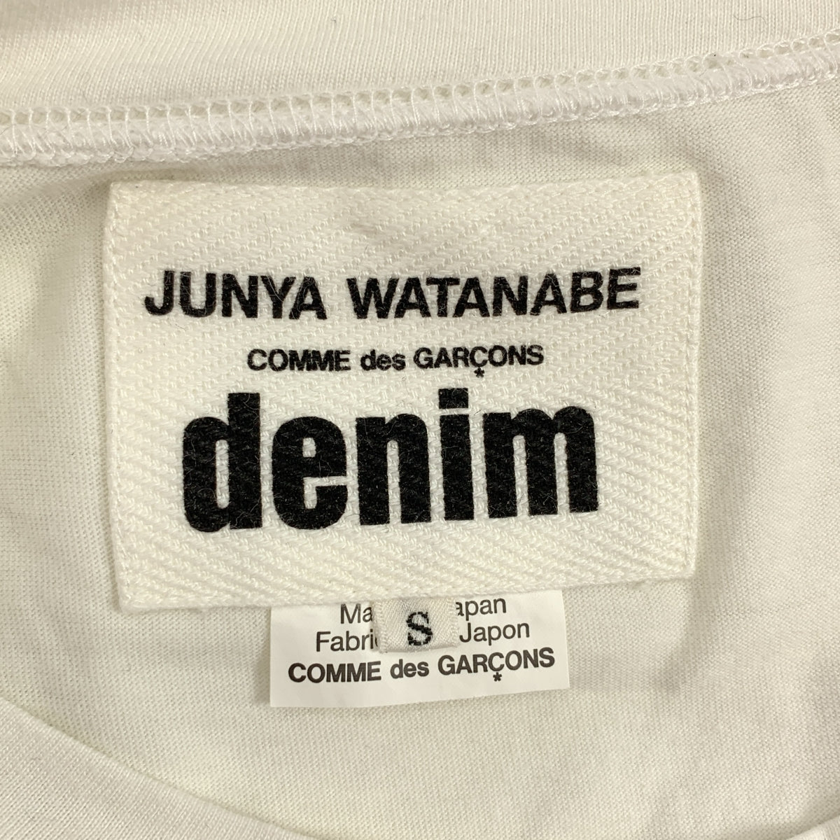 JUNYA WATANABE COMME des GARCONS / 준야와타나베 | 2019SS | 레이스 크루넥 티셔츠 컷소우 | S |