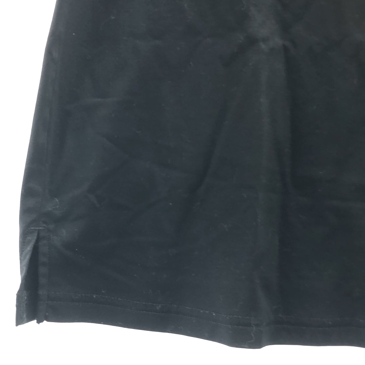 BLUE LABEL CRESTBRIDGE / ブルーレーベル・クレストブリッジ | チュールレイヤード チェック袖 半袖 カットソー | 38 | ブラック | レディース