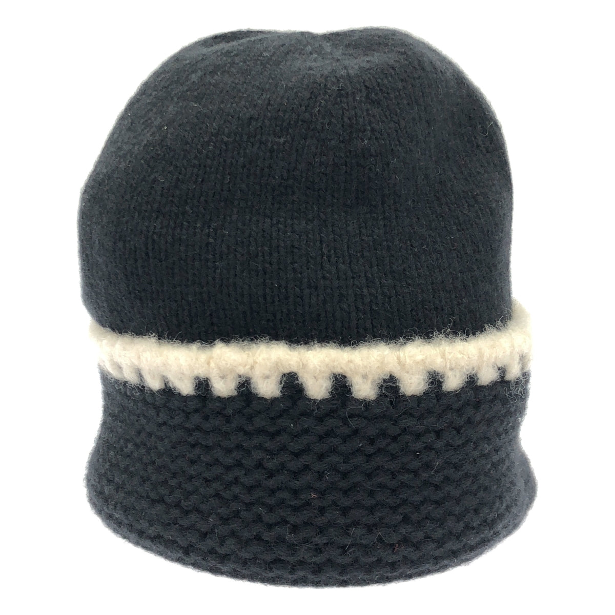 CHANEL　シャネル　カシミヤシルク　ココマークニットキャップ　ビニー帽子 ココマーク カシミヤ ニットキャップ ビーニー ケーブル編み