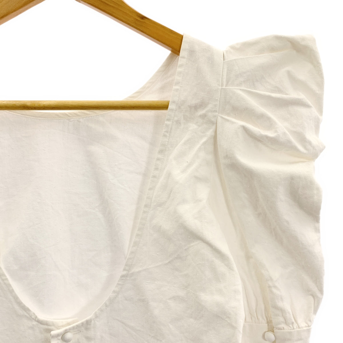 MALION vintage / 마리온 빈티지 | 2WAY 블라우스 셔츠 | 화이트 | 여성