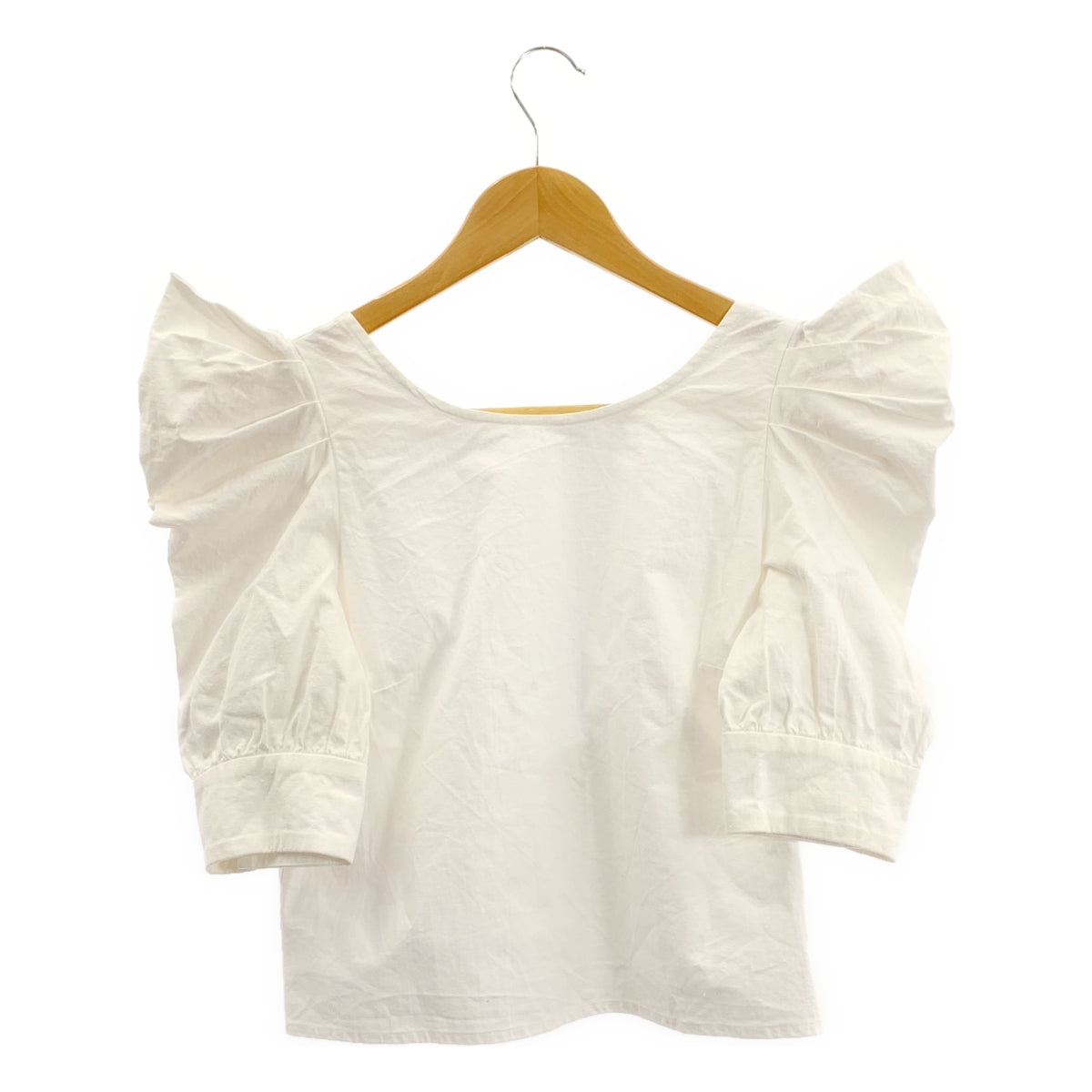 MALION vintage / 마리온 빈티지 | 2WAY 블라우스 셔츠 | 화이트 | 여성