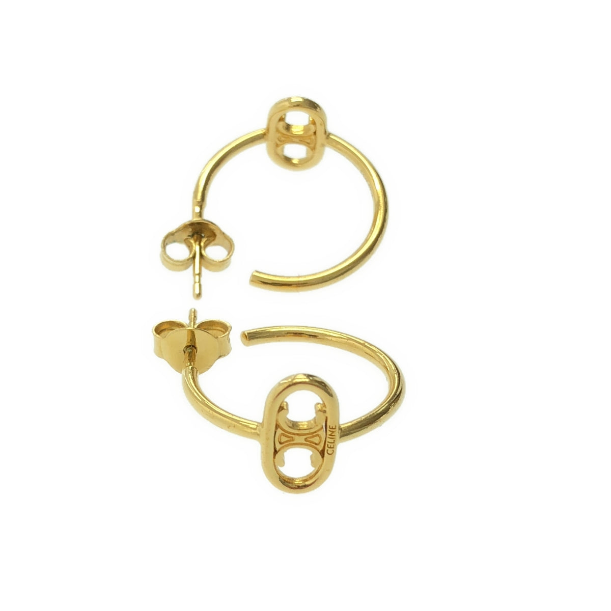 CELINE | 2 對 Maillon Triomphe 圈形耳環 |