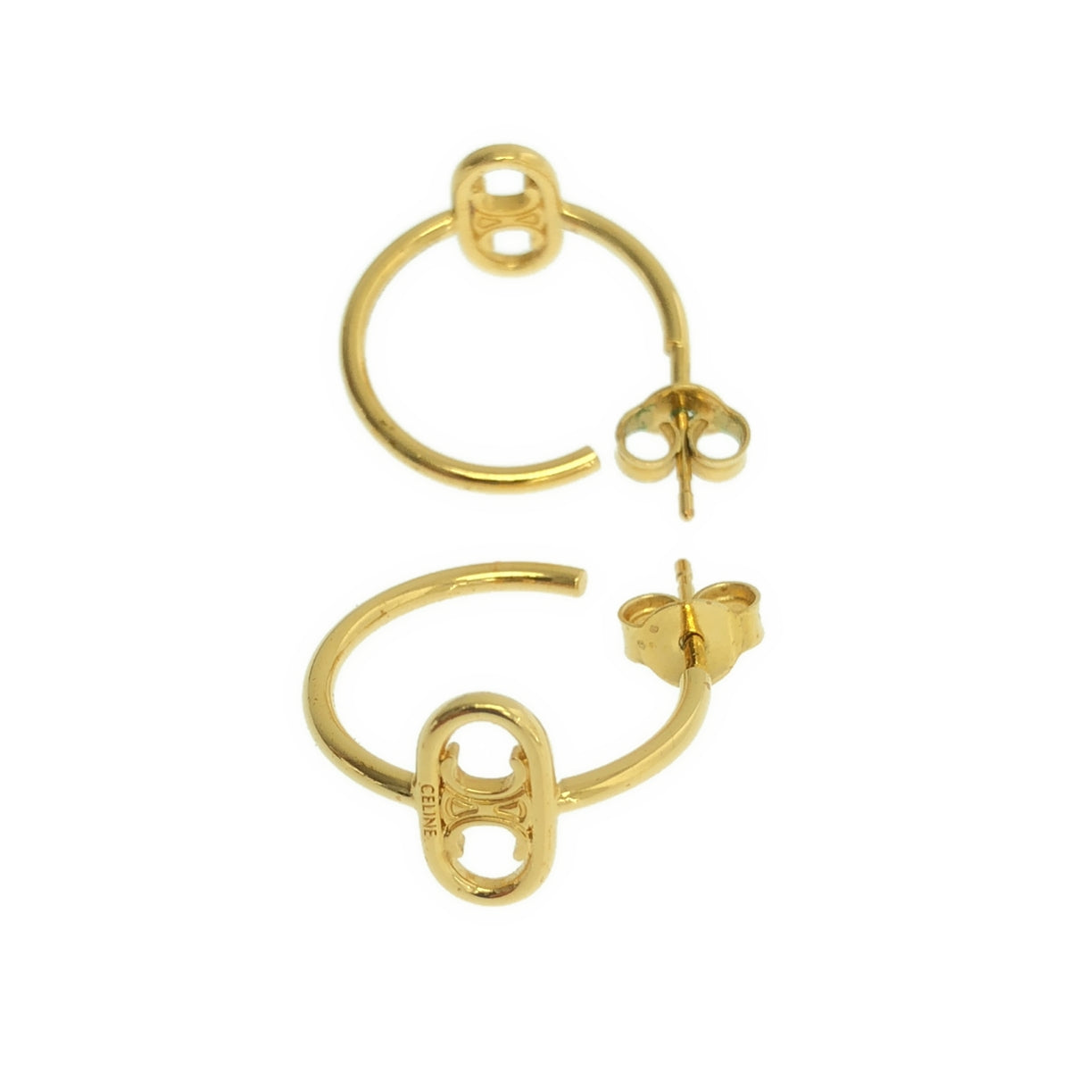 CELINE | 2 對 Maillon Triomphe 圈形耳環 |