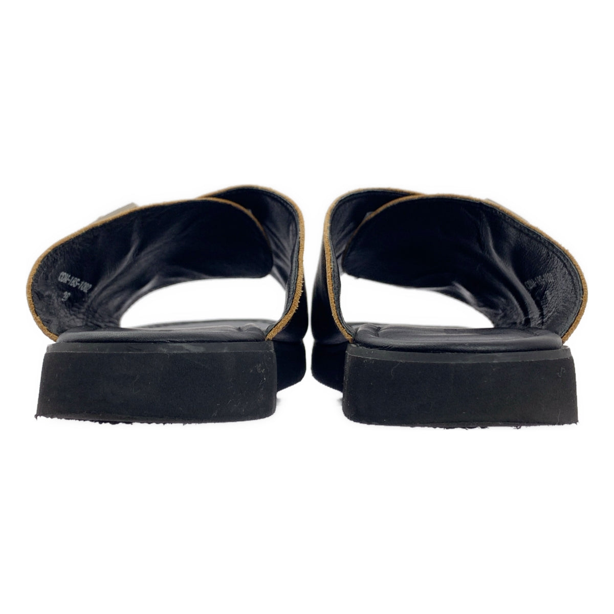 CHRISTIAN DADA / クリスチャンダダ | 2018SS | LEATHER SANDALS レザー サンダル | 28 | ブラック / シルバー | メンズ
