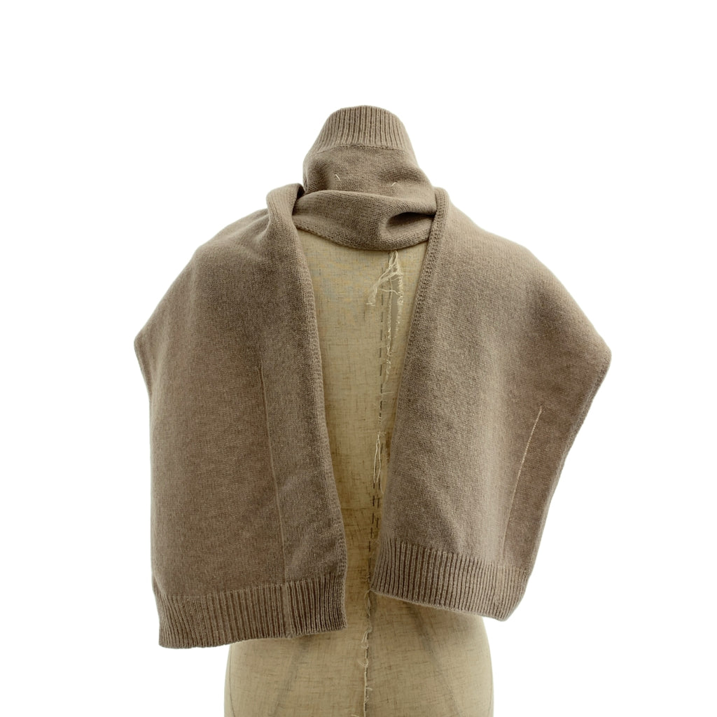 Maison Margiela / メゾンマルジェラ | 2020AW | ダメージ加工 ステッチ ウール ニット マフラー ストール |