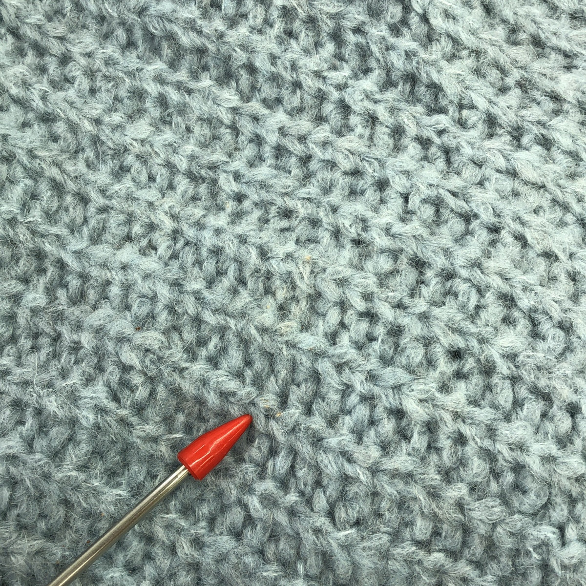 ADORE / アドーア | アルパカ混 オープンショルダー ショート ニット | 38 | ブルー | レディース