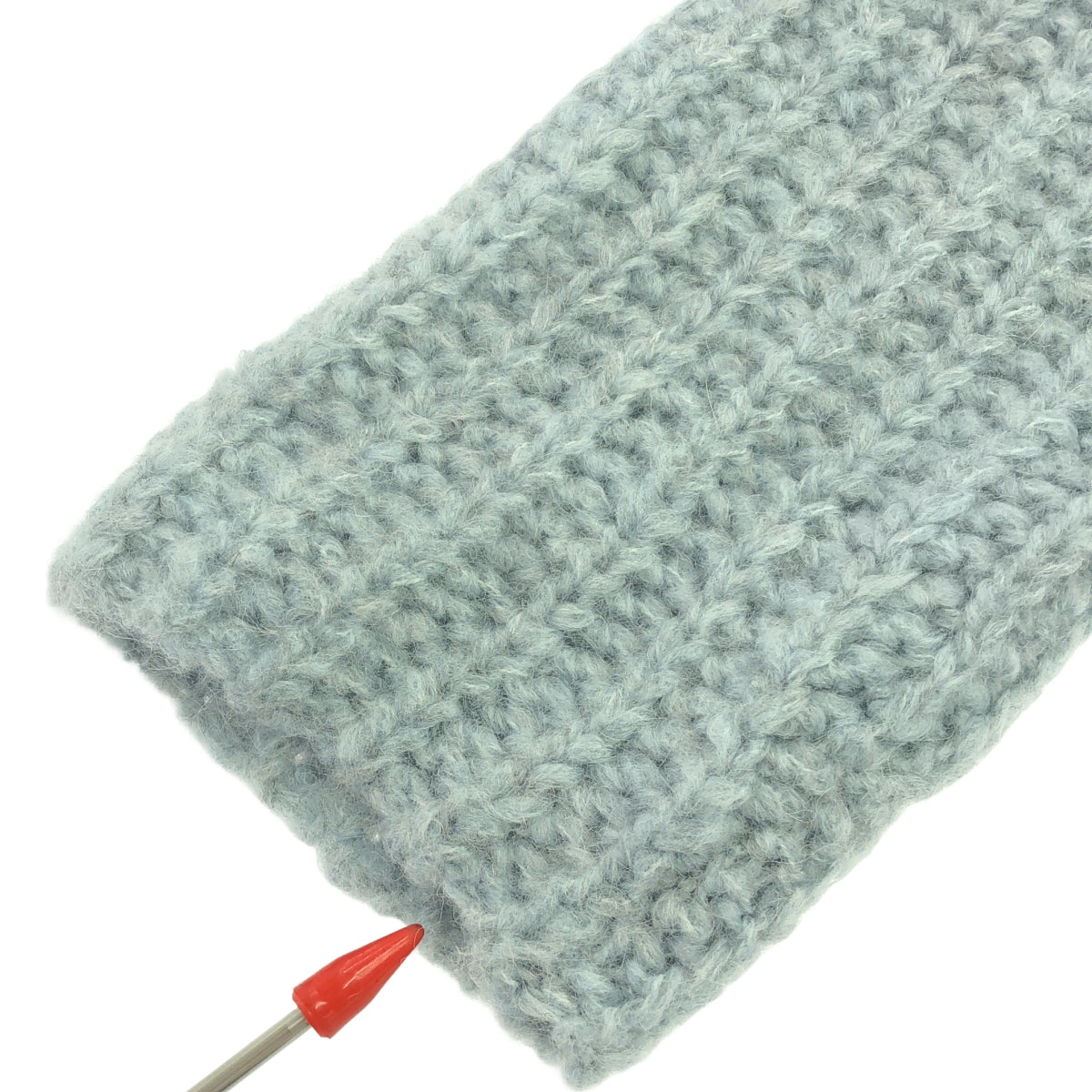 ADORE / アドーア | アルパカ混 オープンショルダー ショート ニット | 38 | ブルー | レディース