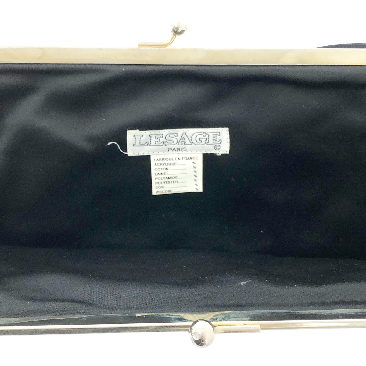 H.P.FRANCE / アッシュペーフランス | 取扱い / LESAGE PARIS ツイード クラッチ ハンドバッグ | マルチカラー | レディース
