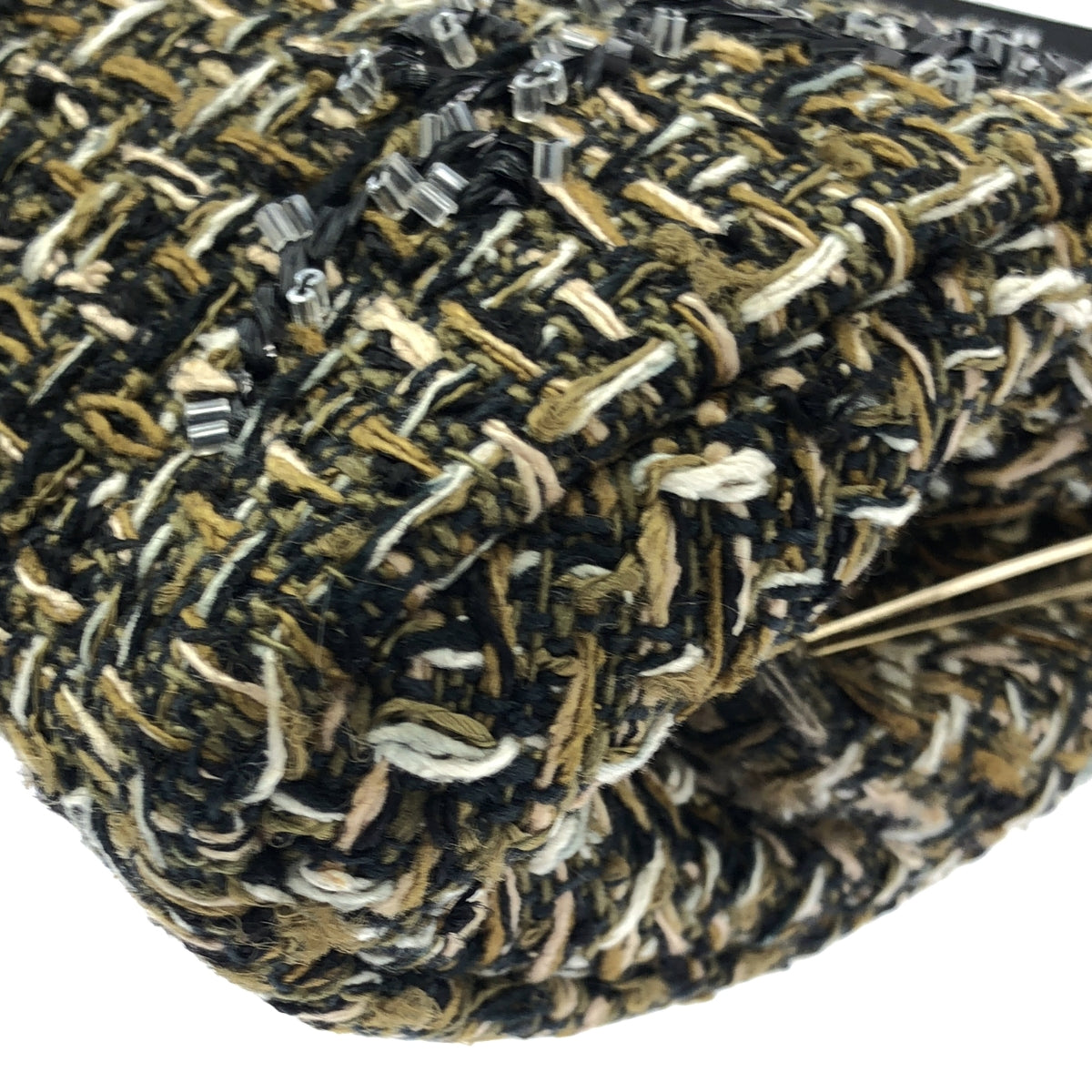 H.P.FRANCE / アッシュペーフランス | 取扱い / LESAGE PARIS ツイード クラッチ ハンドバッグ | マルチカラー | レディース