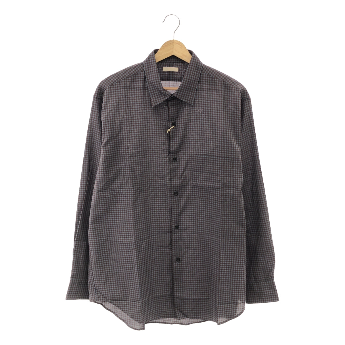 [New] ULTERIOR / Alteria | C/W CHECKED TWILL SHIRT | Size 4 | Blue/Brown | Men's