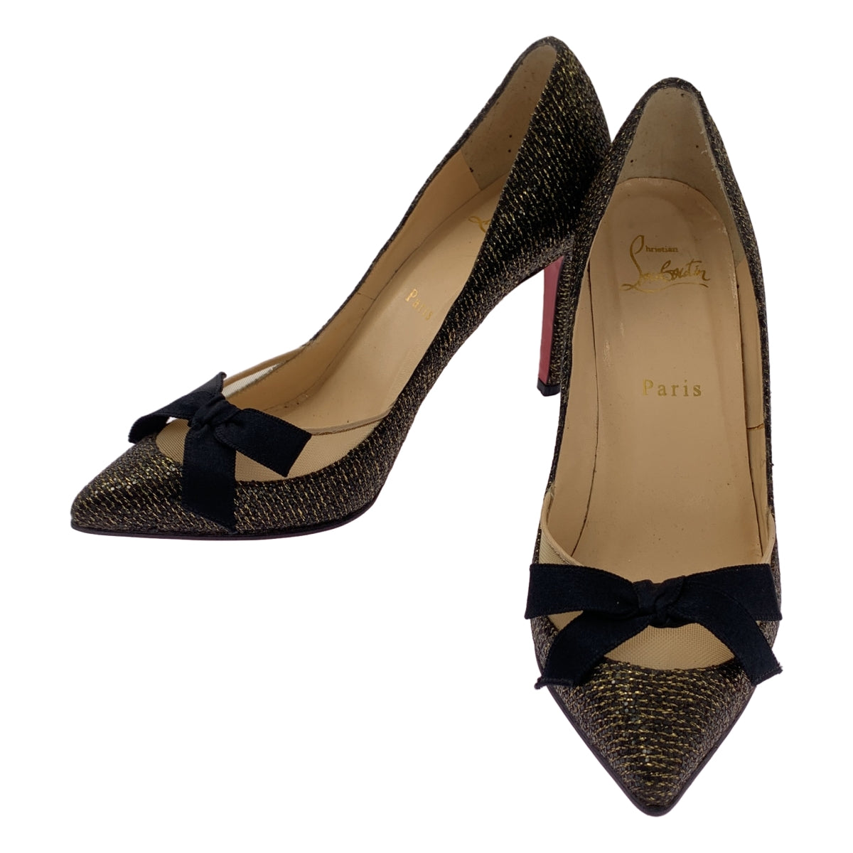 Christian Louboutin / 기독교 루부탄 | 리본 오픈 투 펌프스 | 36 1/2 |