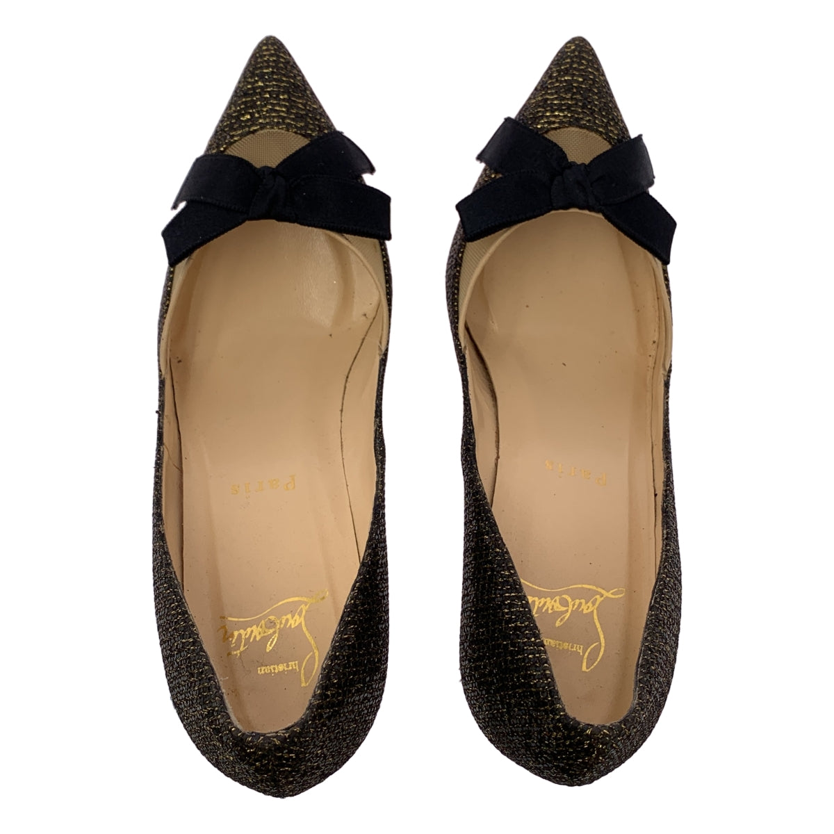 Christian Louboutin / 기독교 루부탄 | 리본 오픈 투 펌프스 | 36 1/2 |