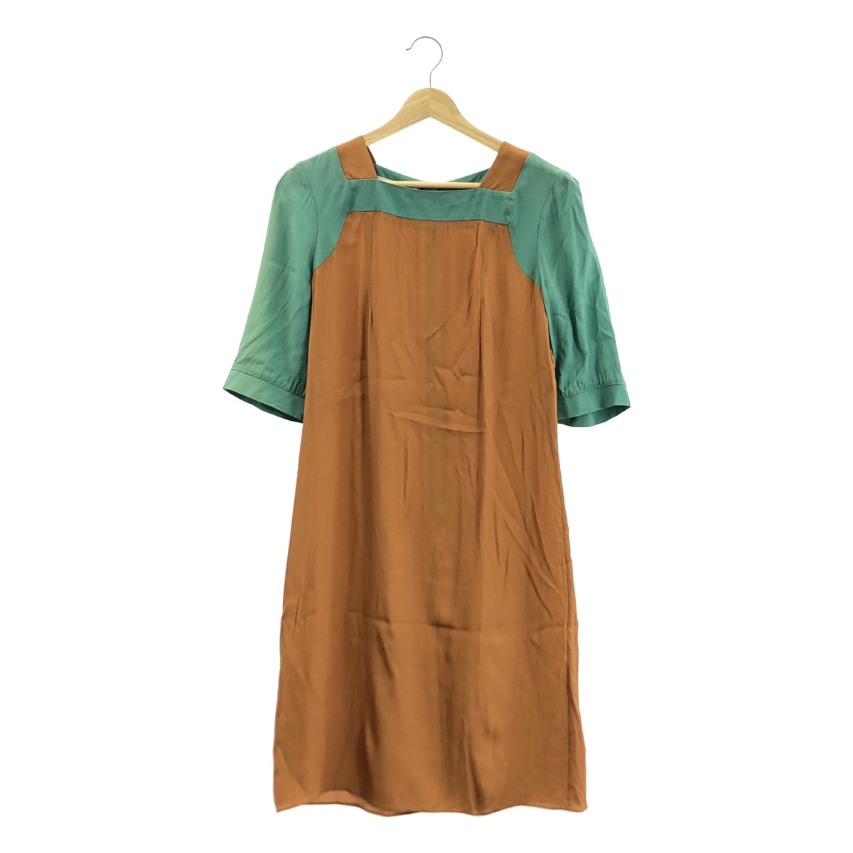 MARNI / マルニ | スクエアネック ワンピース | 42 | レディース