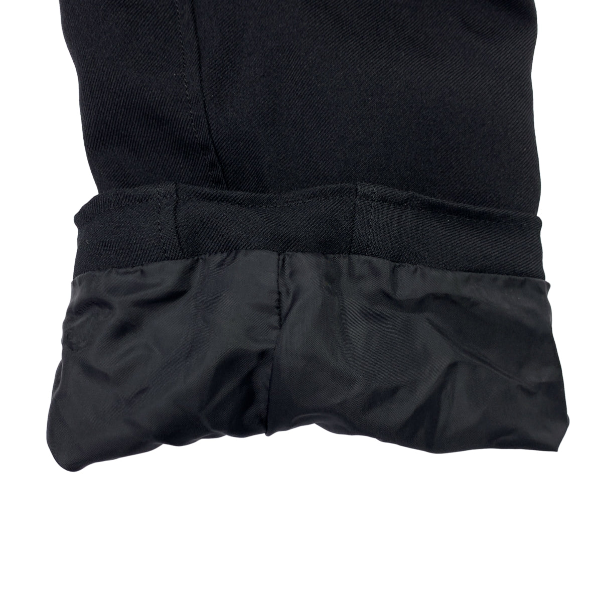 BLACK COMME des GARCONS / ブラックコムデギャルソン | 2013SS | ポリエステル 製品加工 ライダース ジャケット ブルゾン / 総裏地 | XL | メンズ