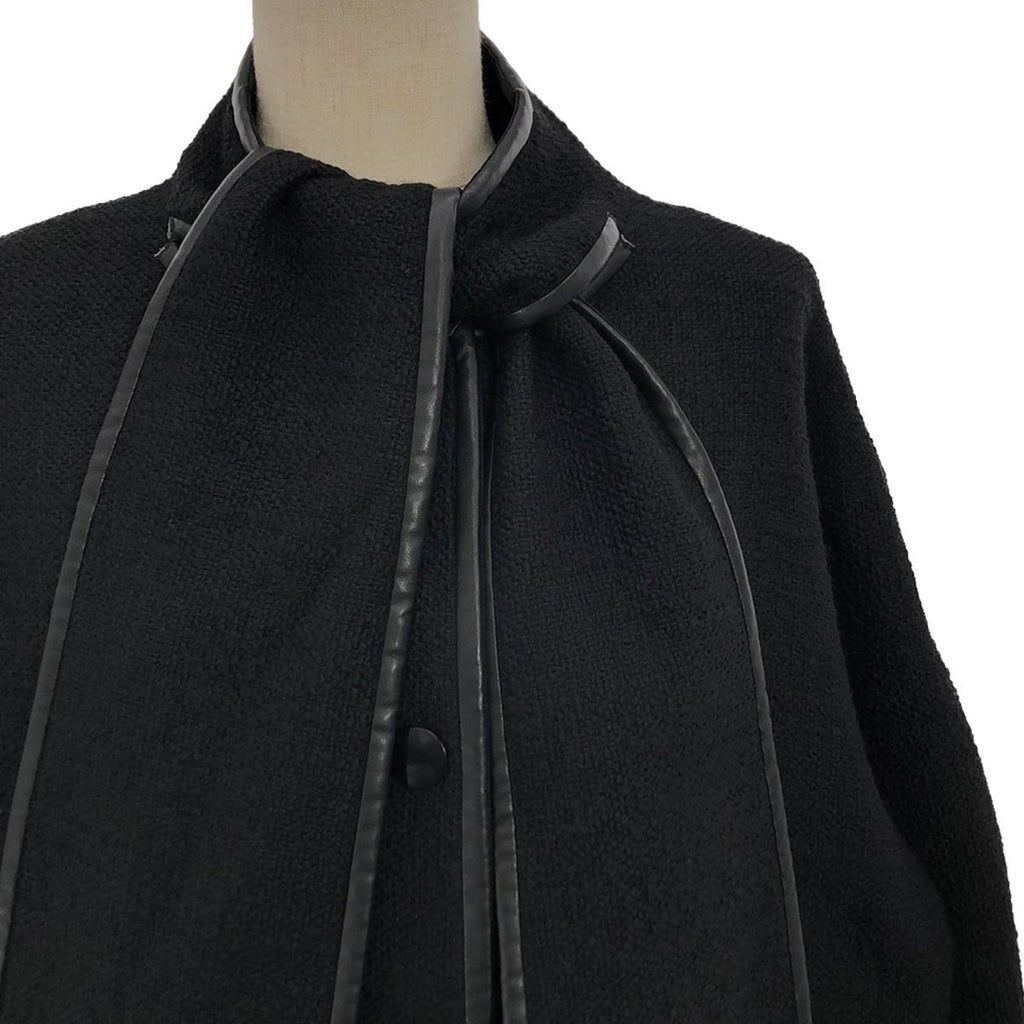 【美品】  IENA / イエナ | 2023AW | × TSUJI NAOKO  [n]ツイードリボンコート | 36 | ブラック | レディース