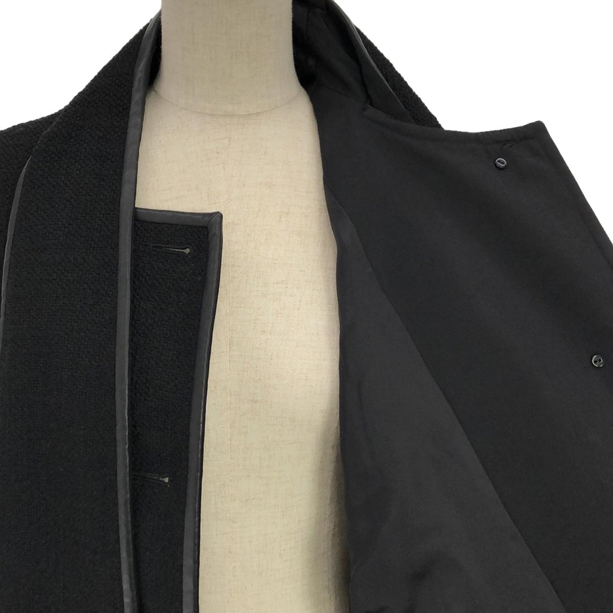 【美品】  IENA / イエナ | 2023AW | × TSUJI NAOKO  [n]ツイードリボンコート | 36 | ブラック | レディース