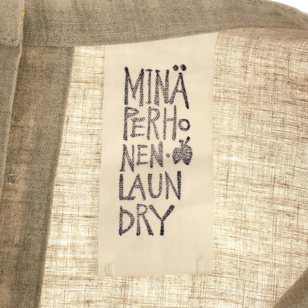 [狀況良好] mina perhonen | 2000秒/秒 | 25週年紀念鳥長裙| 36 |米色 |女性的