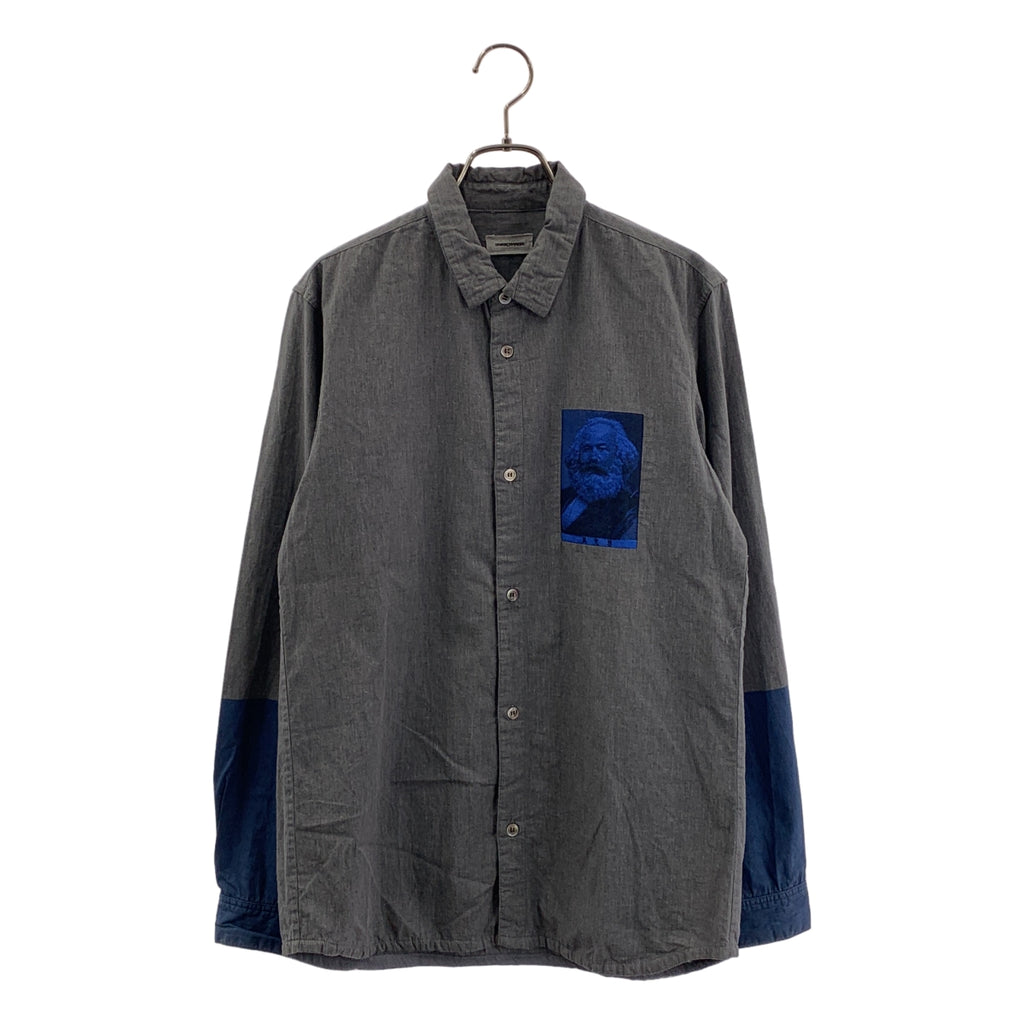 UNDERCOVERISM / アンダーカバイズム | 2012AW | 馬克思 マルクス / エンブロイダリー レギュラーカラー シャツ | 2 | メンズ