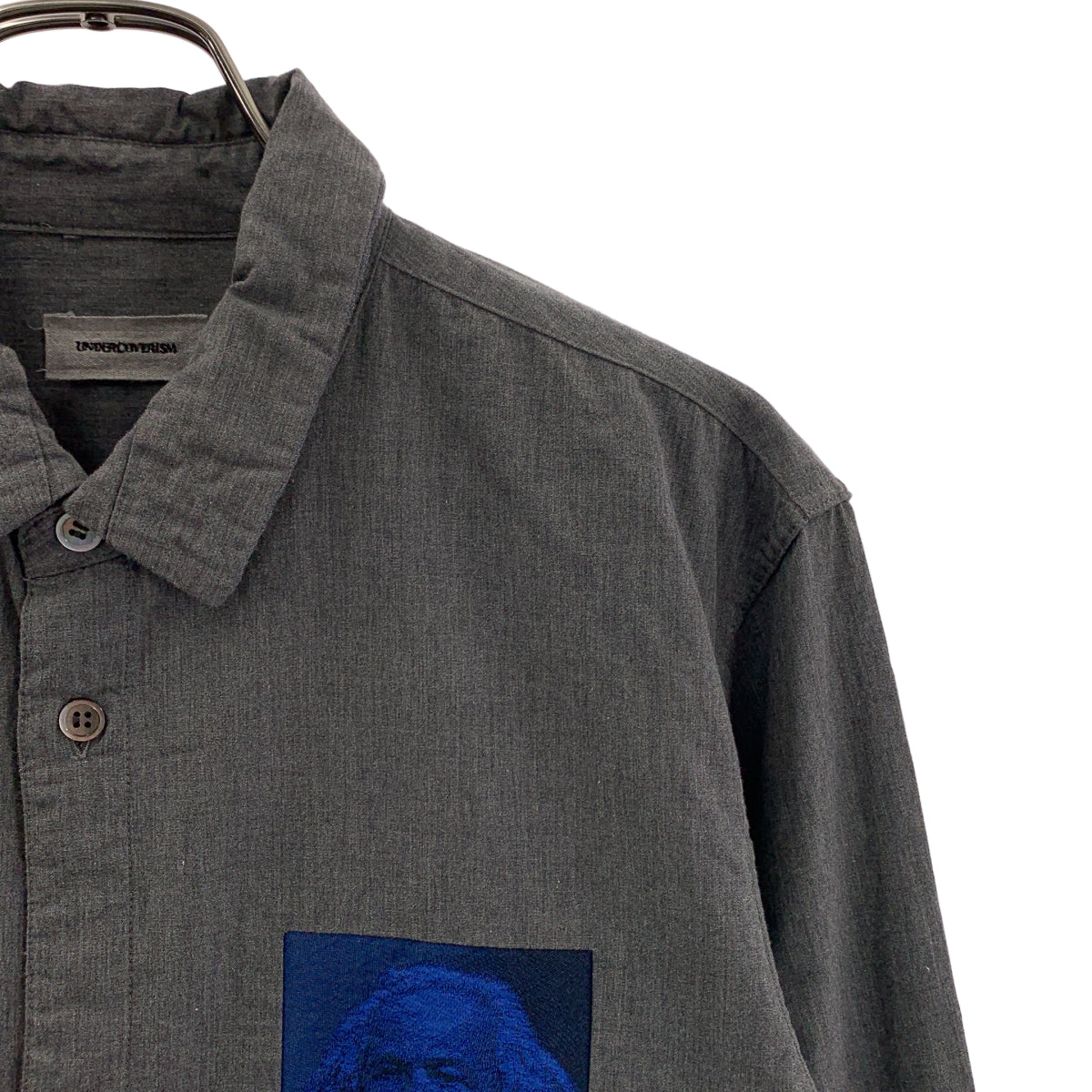 UNDERCOVERISM / アンダーカバイズム | 2012AW | 馬克思 マルクス / エンブロイダリー レギュラーカラー シャツ | 2 | メンズ