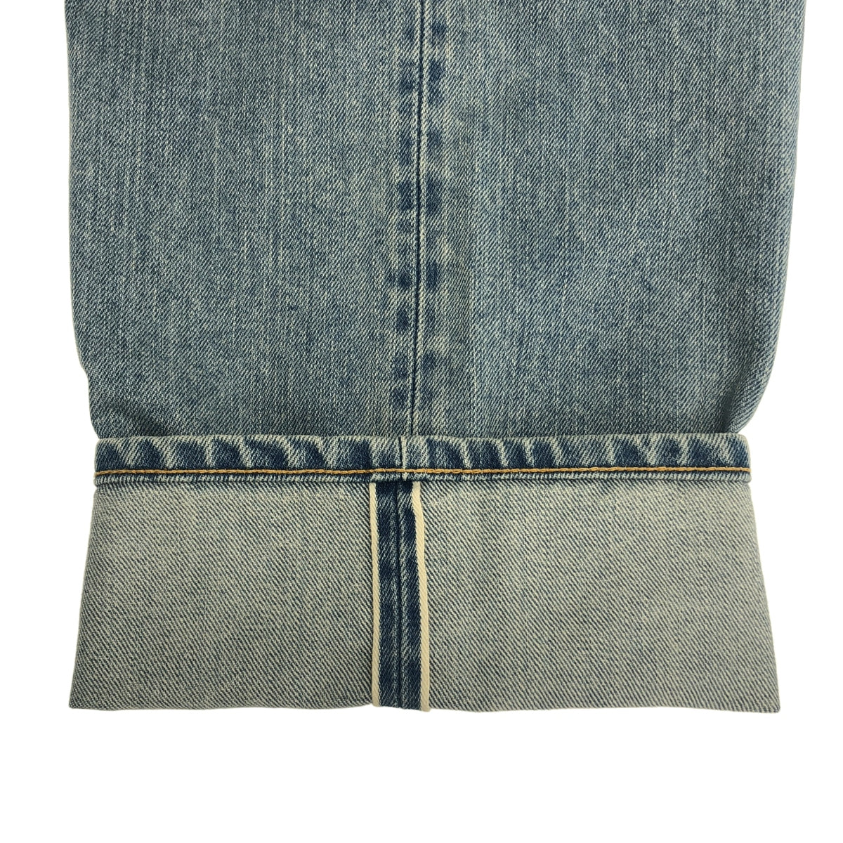 CIOTA / シオタ | スビンコットン 13.5oz ワイドテーパードデニム セルビッチ パンツ | 34 | メンズ