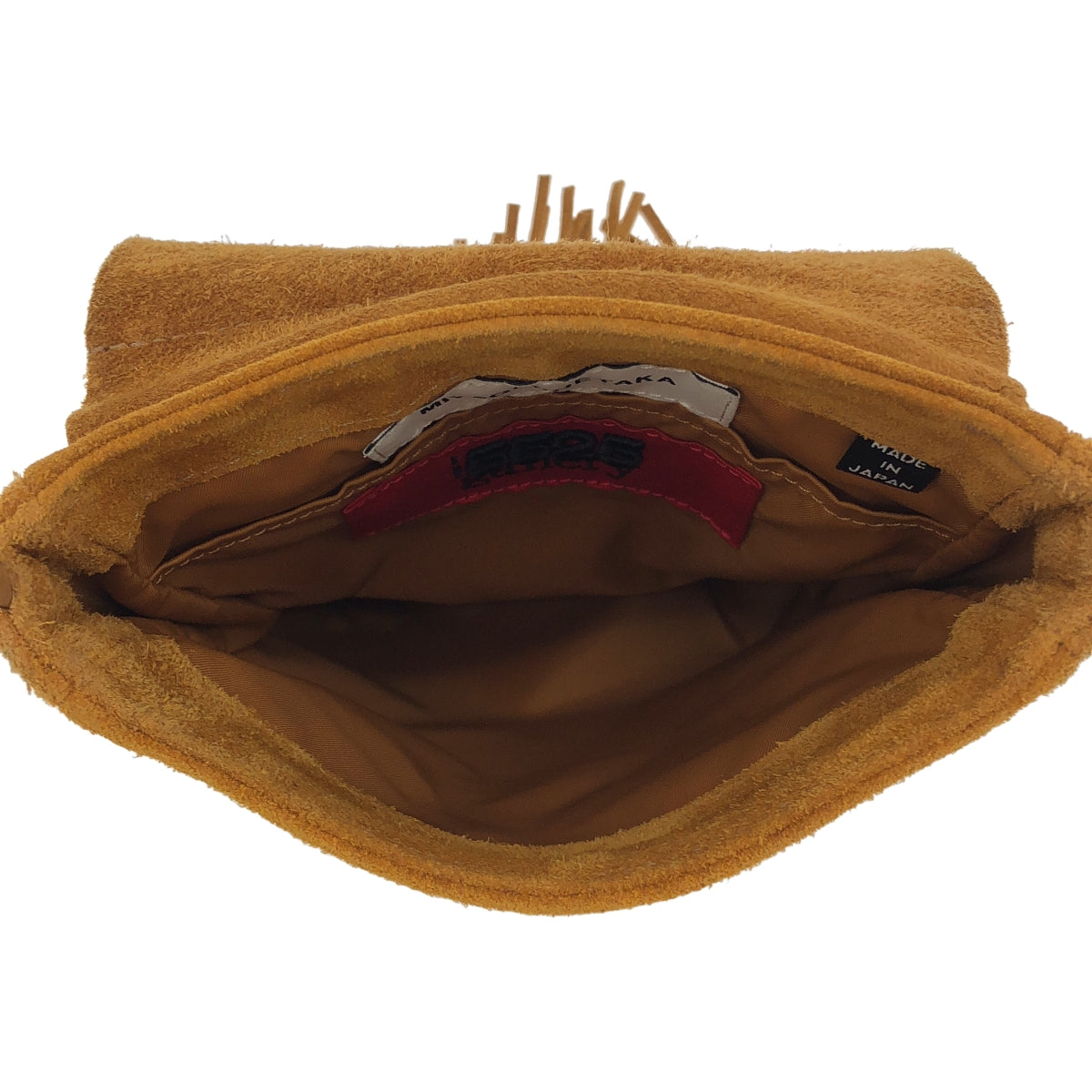 5525gallery / 5525 畫廊 | x MIYAGI HIDETAKA MIYAGI 包 / 絨面皮革流蘇單肩包 |