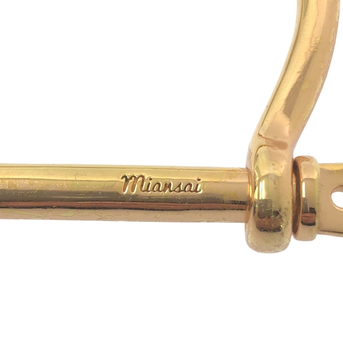 MIANSAI / ミアンサイ | スクリュー カフ バングル ブレスレット | ピンクゴールド | レディース