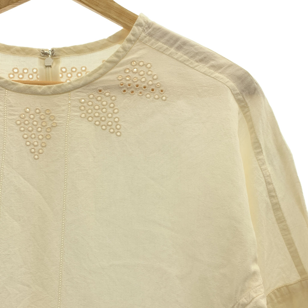 HaaT 三宅一生 | HaaT ISSEY MIYAKE |棉質亞麻套頭衫 | | SHOPBOP尺寸 2 |女性的