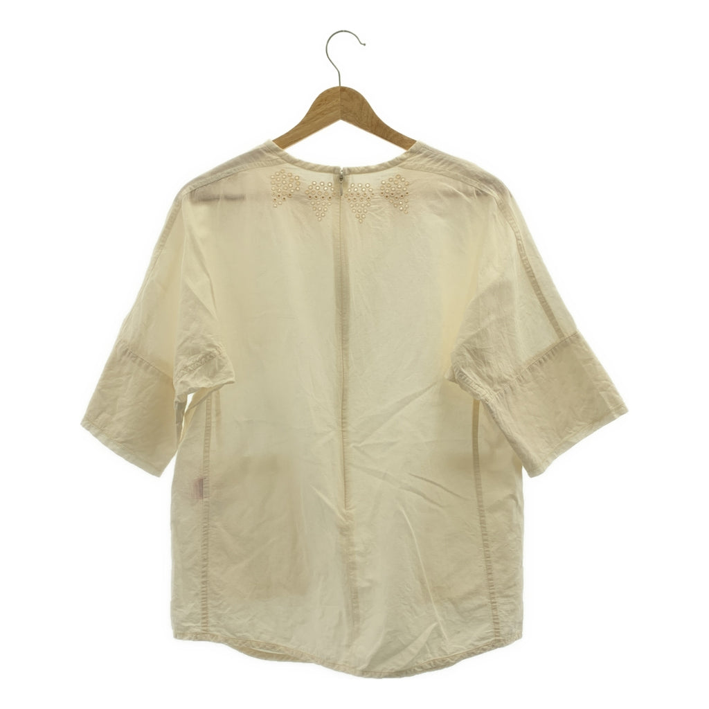 HaaT 三宅一生 | HaaT ISSEY MIYAKE |棉質亞麻套頭衫 | | SHOPBOP尺寸 2 |女性的