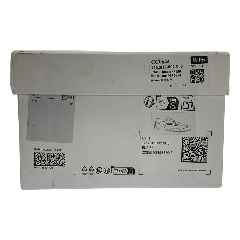 COS | 麂皮與皮革低筒運動鞋 | 尺寸 36 | 女款