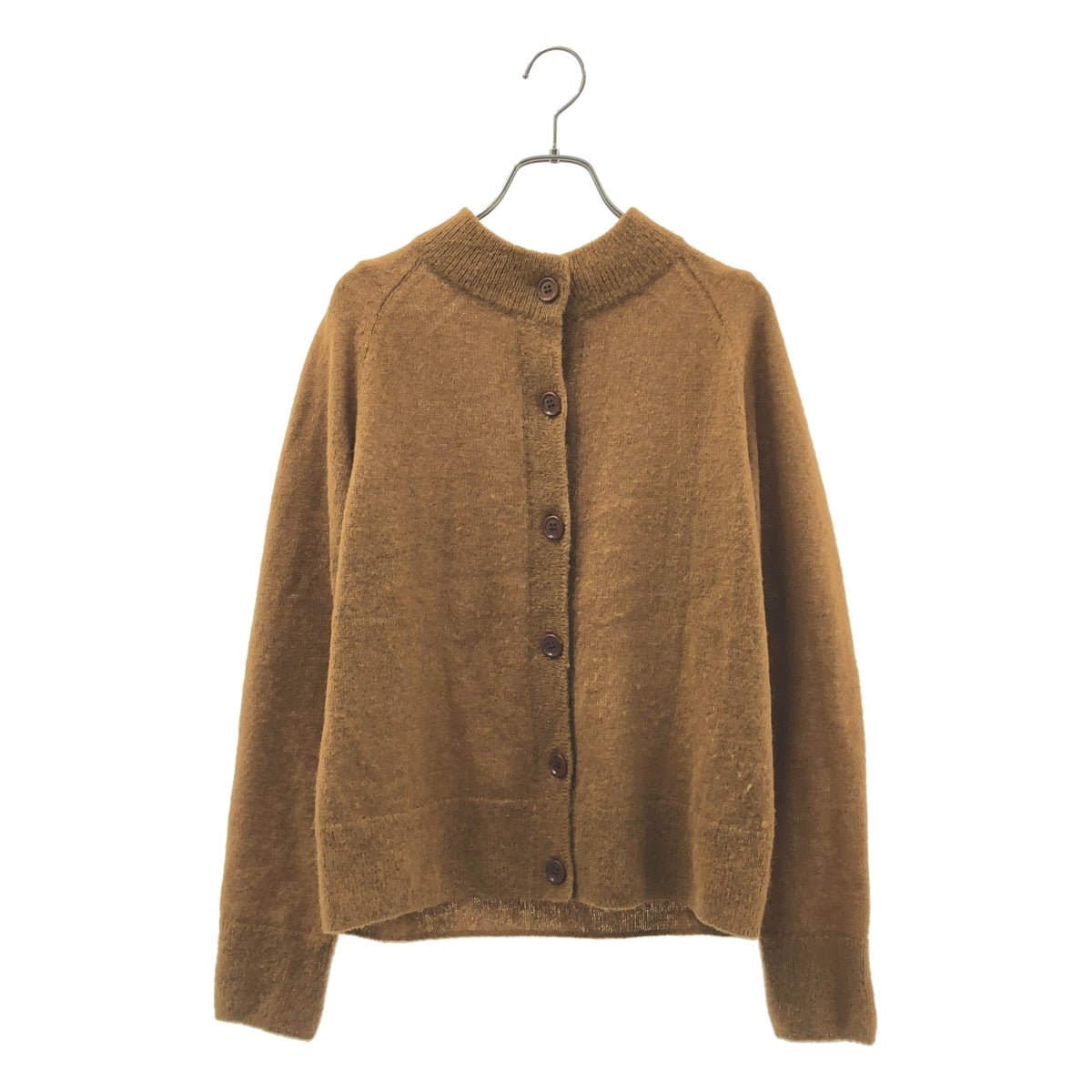 德賴斯·範諾頓 | 羊駝毛混紡圓領針織開襟衫 |