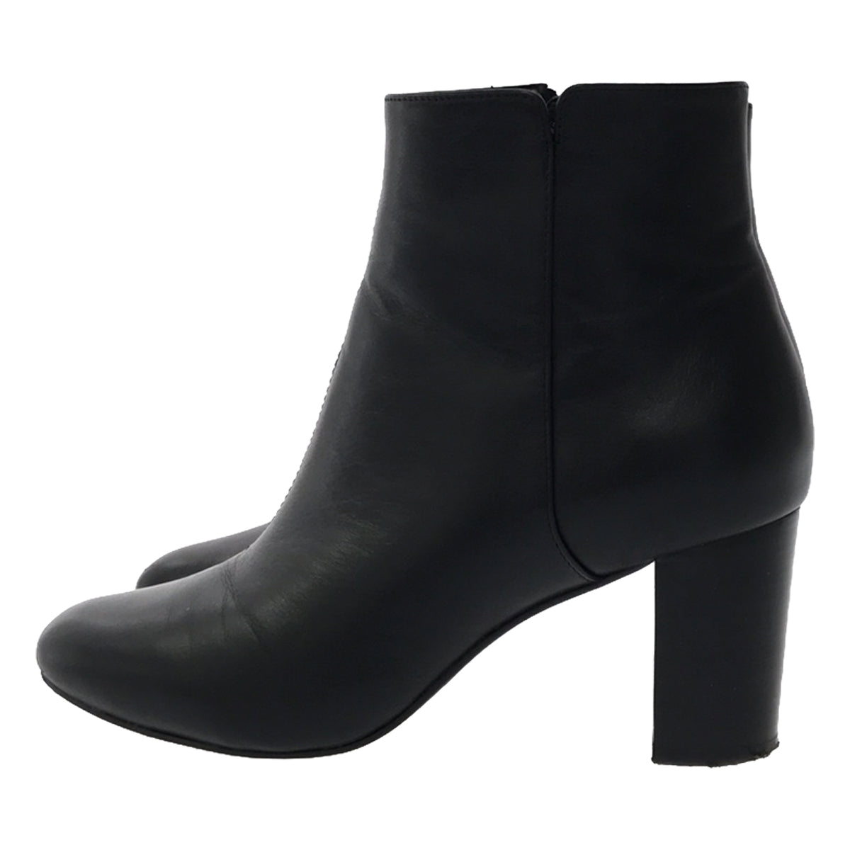 PICHE ABAHOUSE | Side zip heel short boots | 35 | Black | Women's