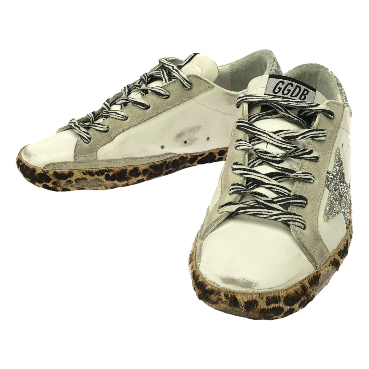 MUSE de Deuxieme Classe | 2021SS | GOLDEN GOOSE | SUPER-STAR 豹紋高跟鞋 | 35 | 白色 | 女款