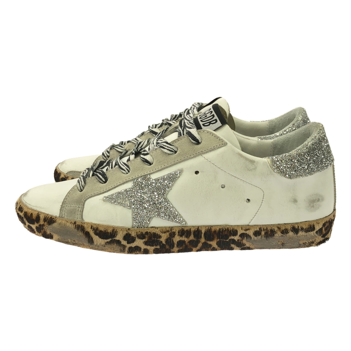 MUSE de Deuxieme Classe | 2021SS | GOLDEN GOOSE | SUPER-STAR 豹紋高跟鞋 | 35 | 白色 | 女款
